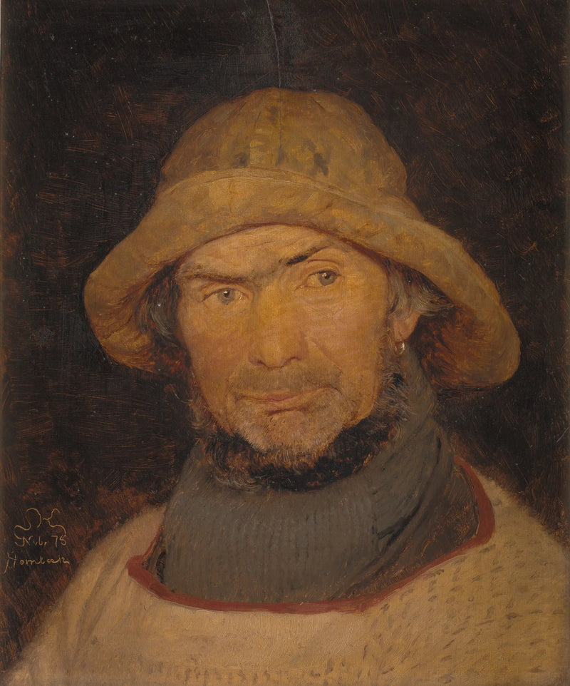 Hornbæk'ten bir Fisker portresi - Peder Severin Krøyer