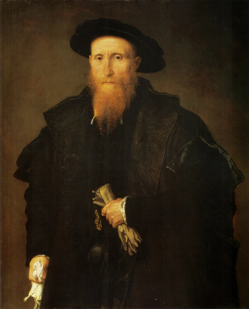 Lorenzo Lotto ile Bir Beyefendinin Eliyle Portresi