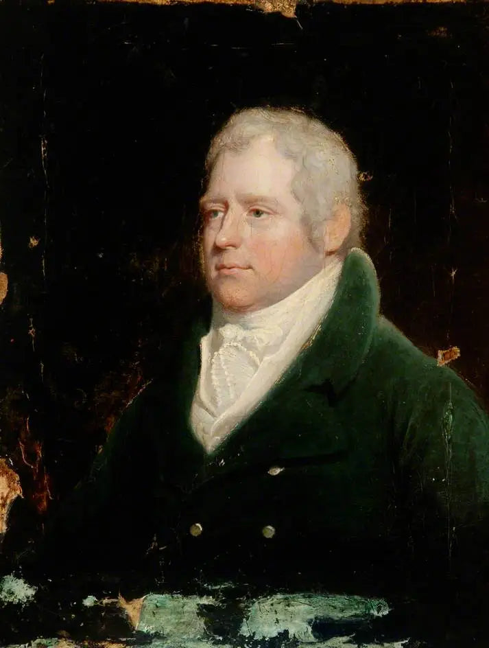 Mavi kıyafetli bir beyefendinin portresi - Henry Raeburn