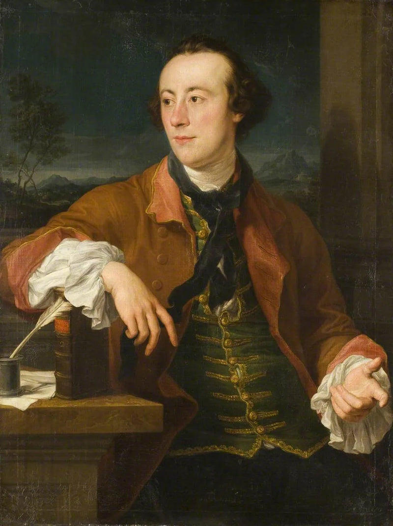 Bir Beyefendinin Portresi (geleneksel olarak Horatio Walpole, 1723–1809 olarak tanımlanır) - Pompeo Batoni