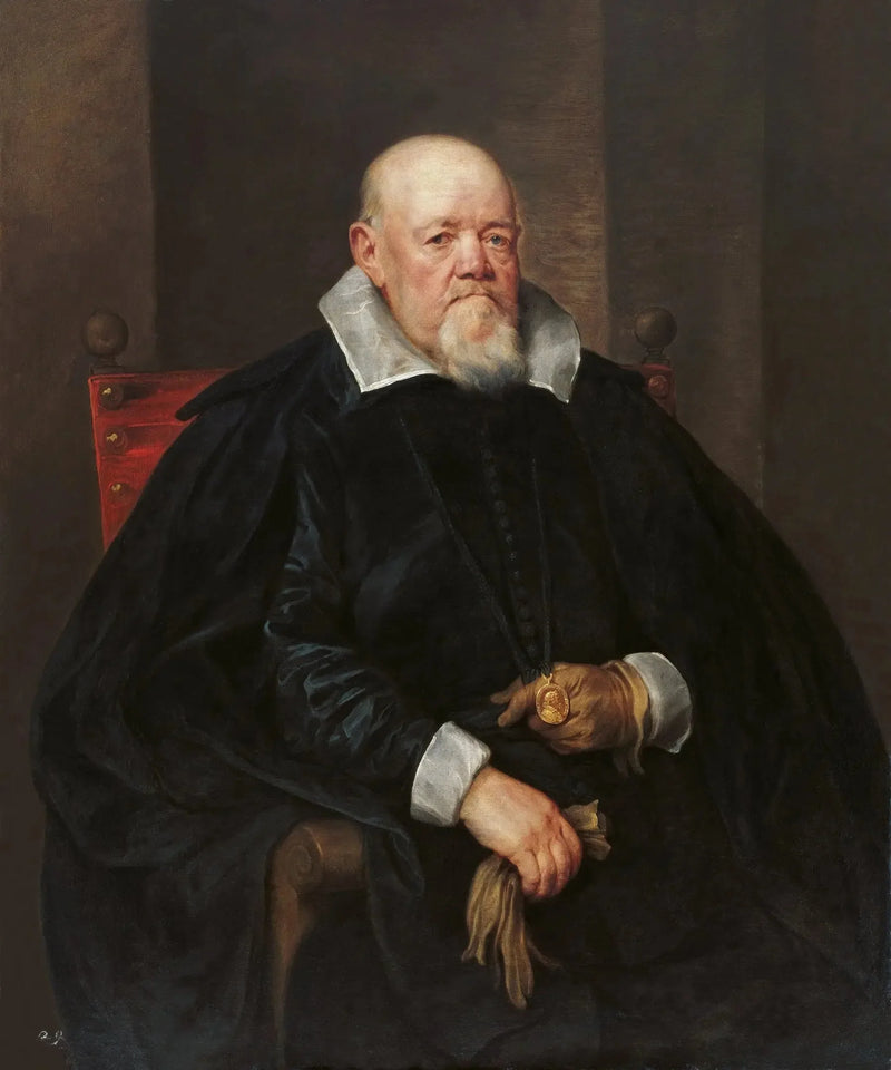 Bir Adamın Portresi ve Madalyon - Antoine van Dyck