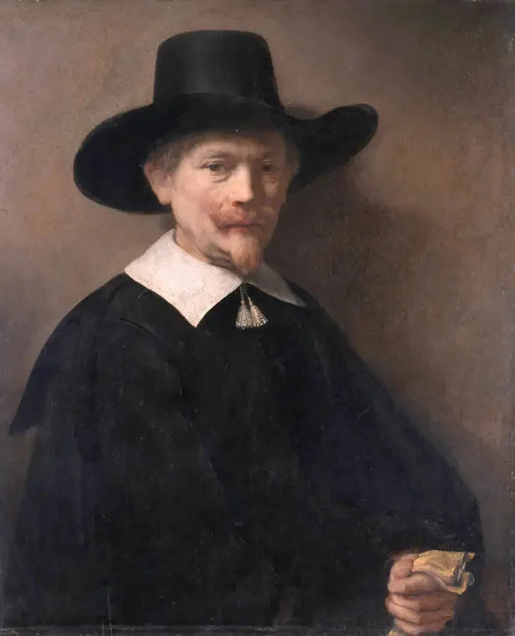 Eldivenli Bir Adam Portresi - Rembrandt