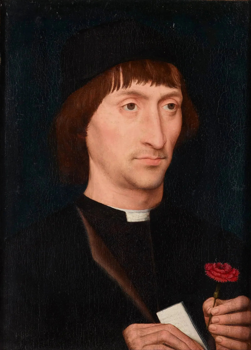 Bir Adamın Gülümseyen Portresi - Hans Memling