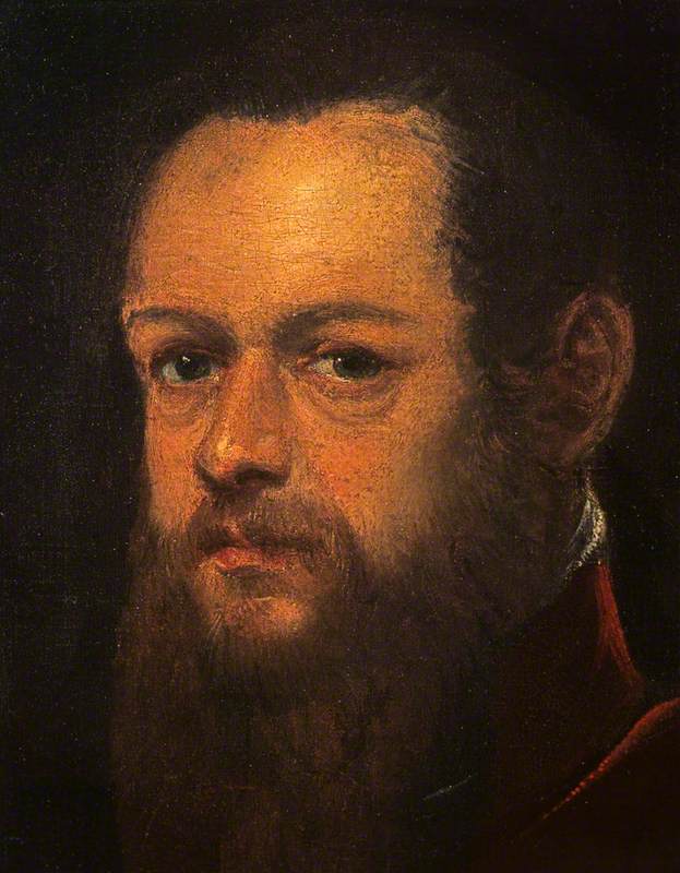 Bir Sakallı Adam Portresi - Jacopo Tintoretto