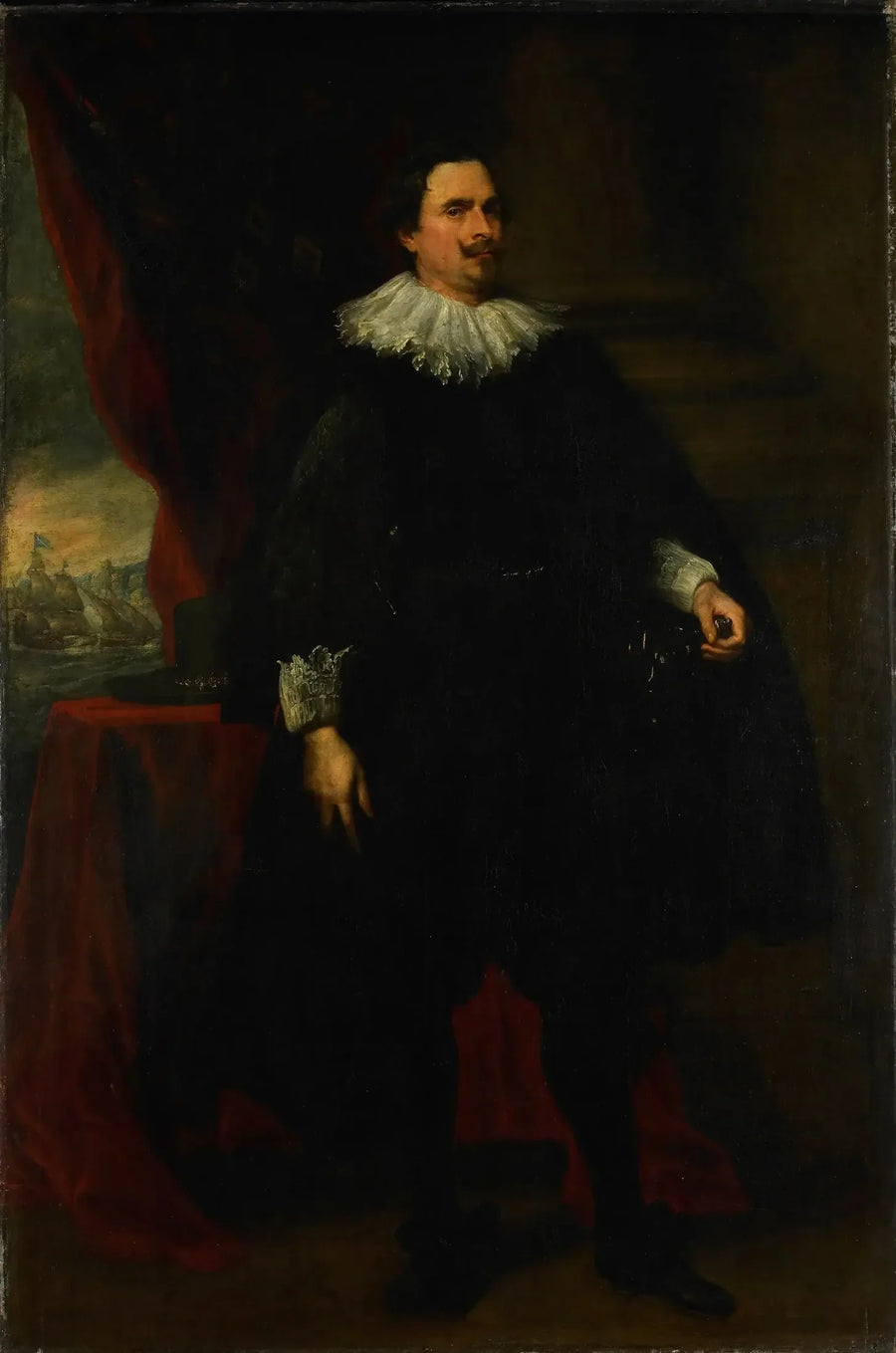 Van der Borght ailesinden bir adamın portresi, belki François van der Borght - Antoine van Dyck