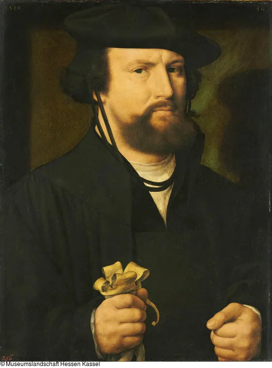 Joos van Cleve - Bir Adamın Göğüslü Portresi