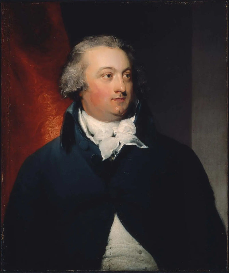 Mavi kabanlı bir adam portresi - Thomas Lawrence