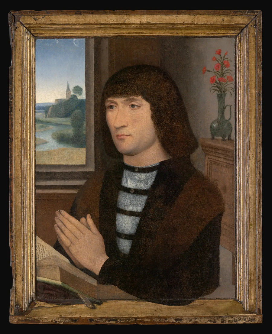 Bir Adamın Dua Ederken Portresi - Hans Memling
