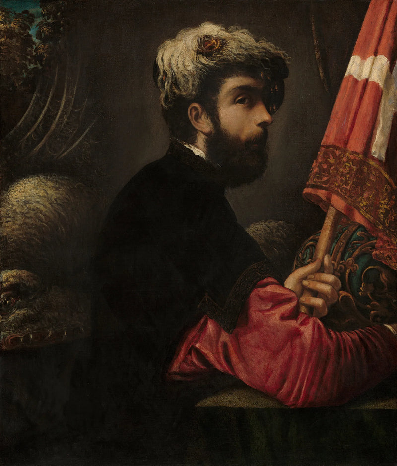 Saint Georges'da Bir Adamın Portresi - Jacopo Tintoretto