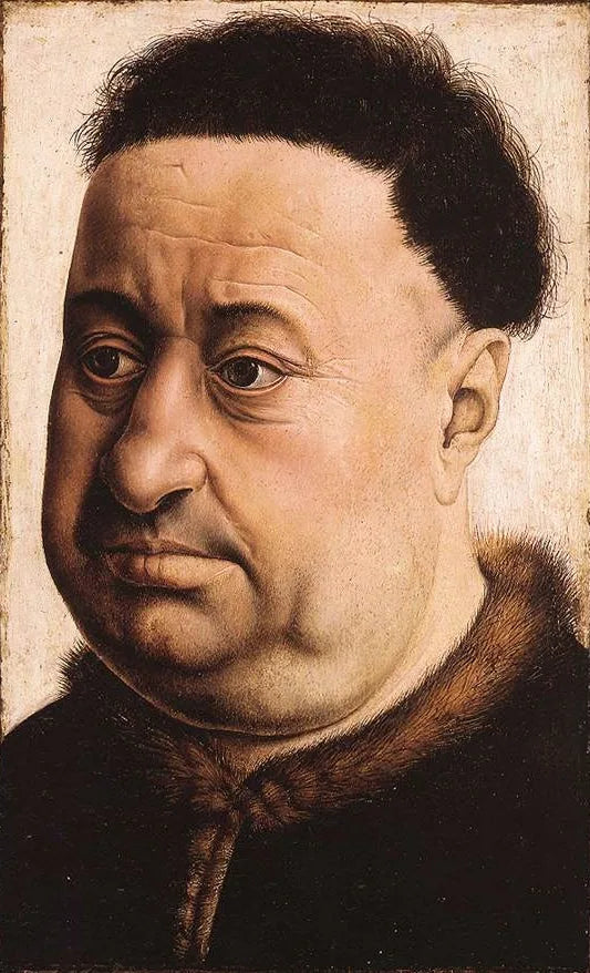 İri Bir Adamın Portresi - Robert Campin