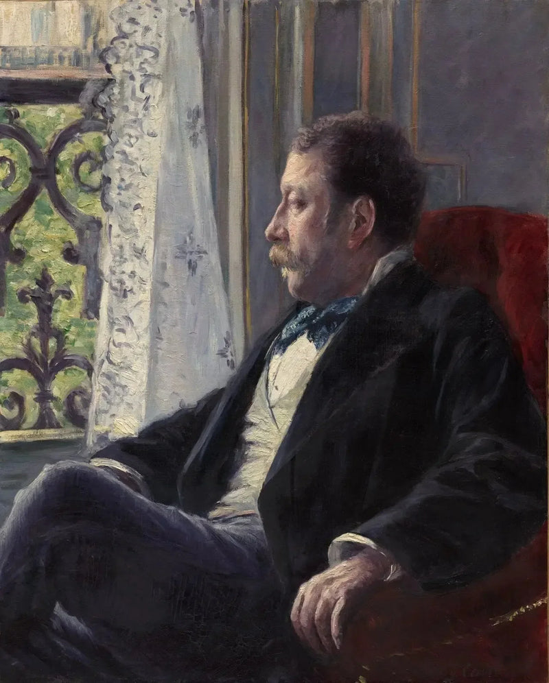 Bir Adamın Portresi - Gustave Caillebotte