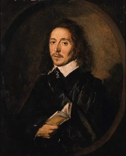 Bir Açık Kitap Tutan Adam Portresi - Frans Hals