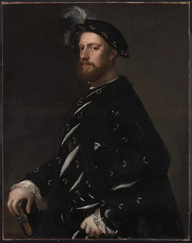 Bir Kitap Tutan Adam Portresi - Titian
