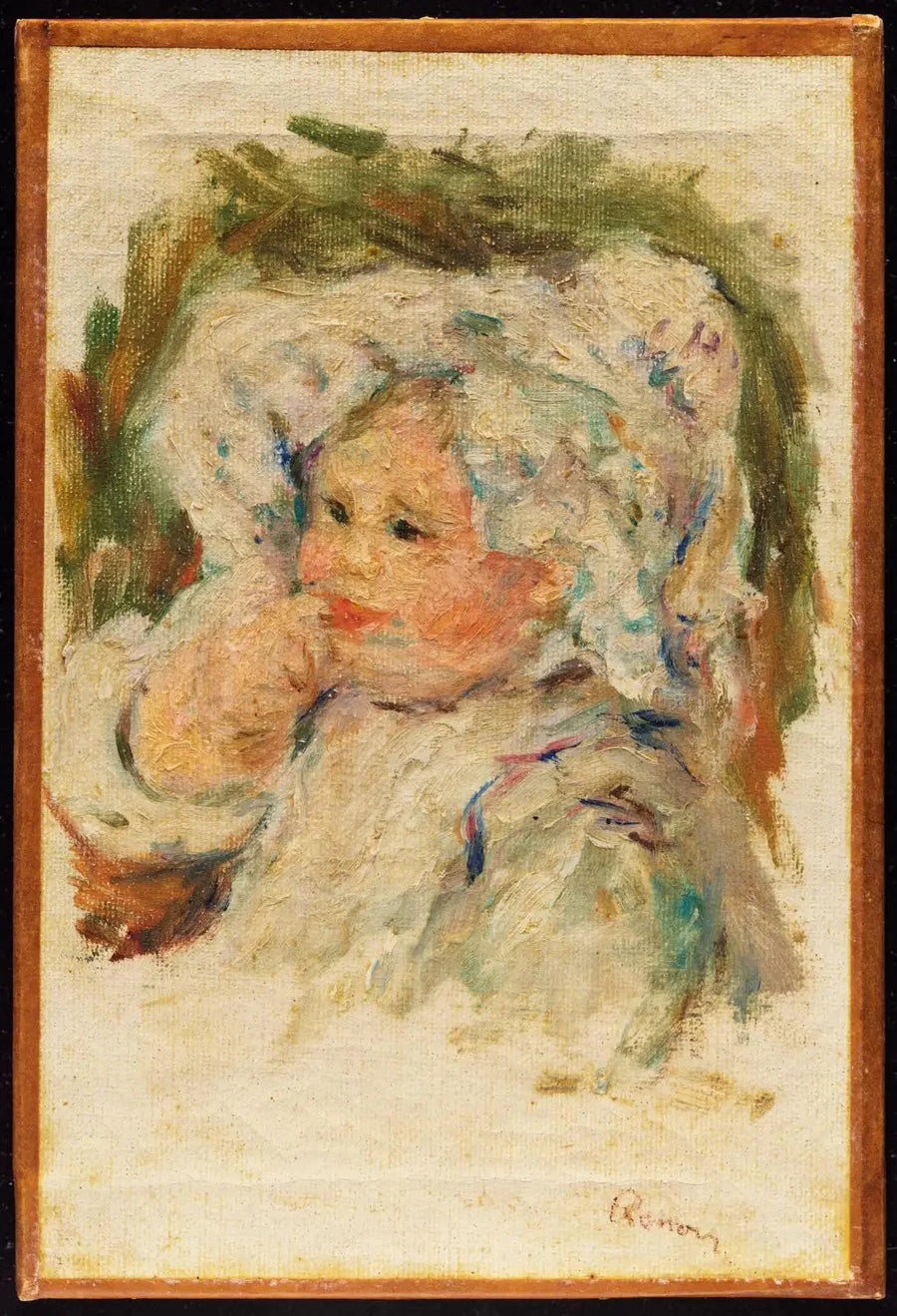 Genç bir çocuğun portresi - Pierre-Auguste Renoir