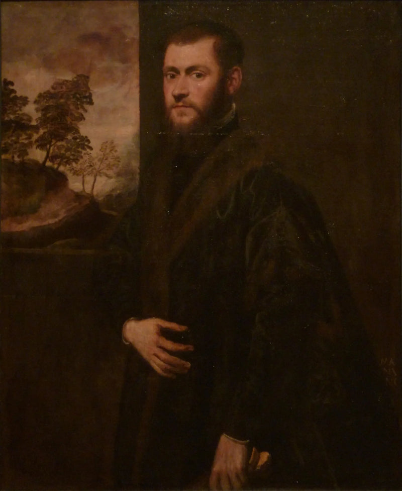 Genç bir beyefendinin portresi - Jacopo Tintoretto