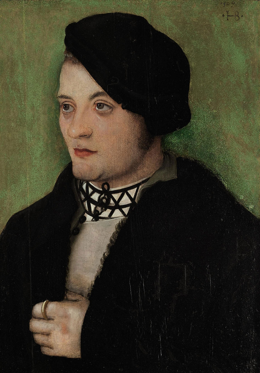 Genç Bir Adam Portresi - Hans Baldung Grien
