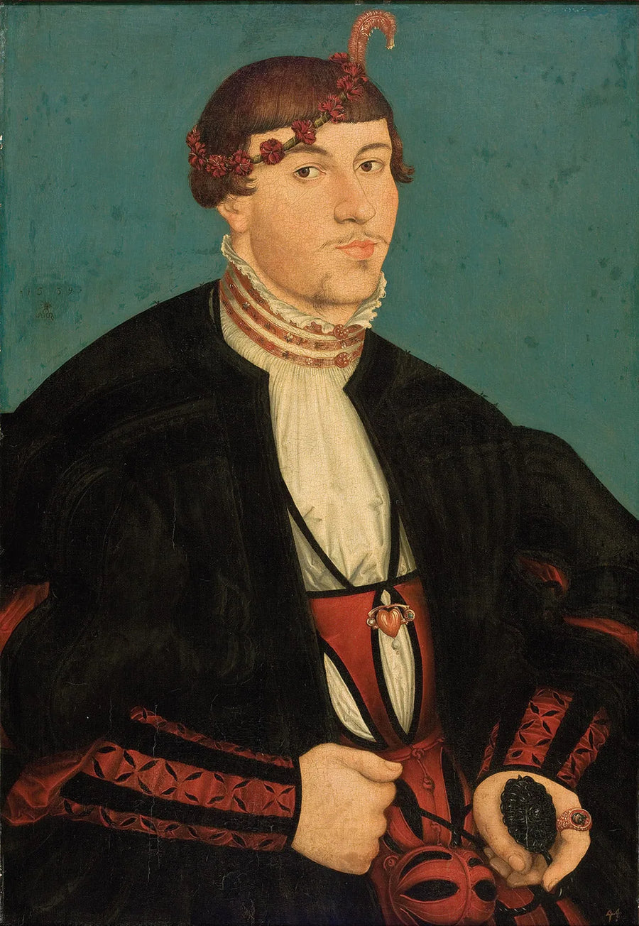 Rava ailesinden genç bir soylunun portresi - Lucas Cranach the Elder