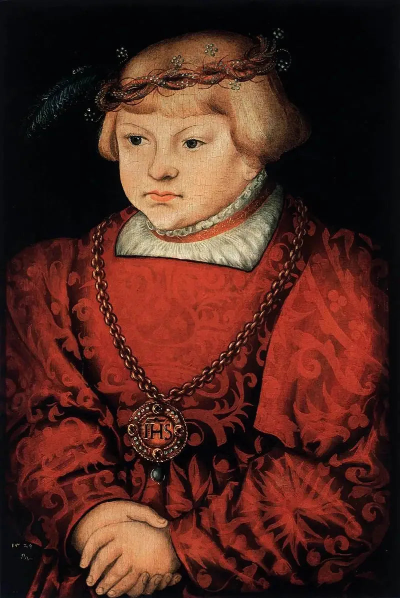 Genç bir prensin portresi - Lucas Cranach the Elder