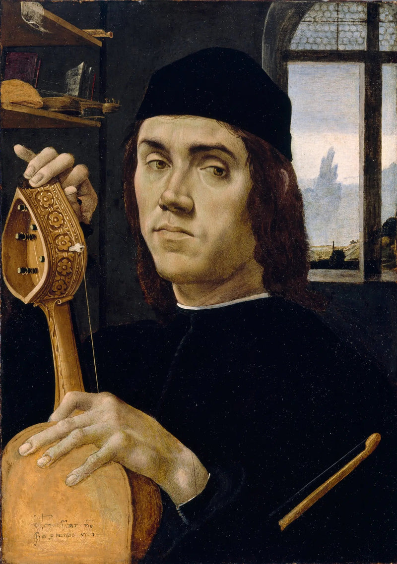 Bir müzisyenin portresi - Filippino Lippi