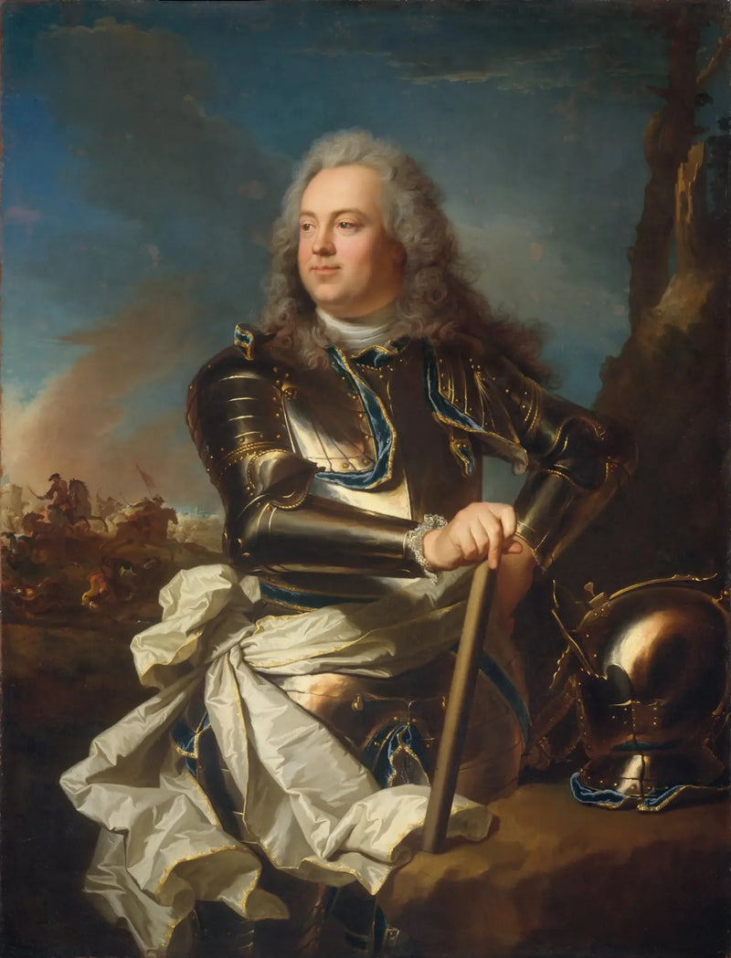 Bir Asker Portresi - Hyacinthe Rigaud