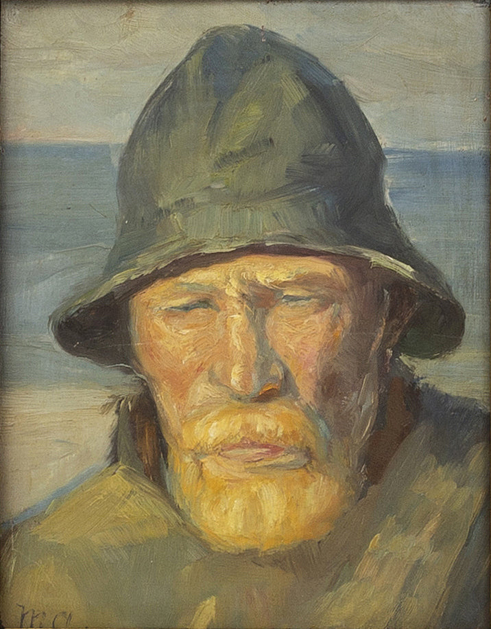 Skagenli bir balıkçının portresi - Michael Peter Ancher