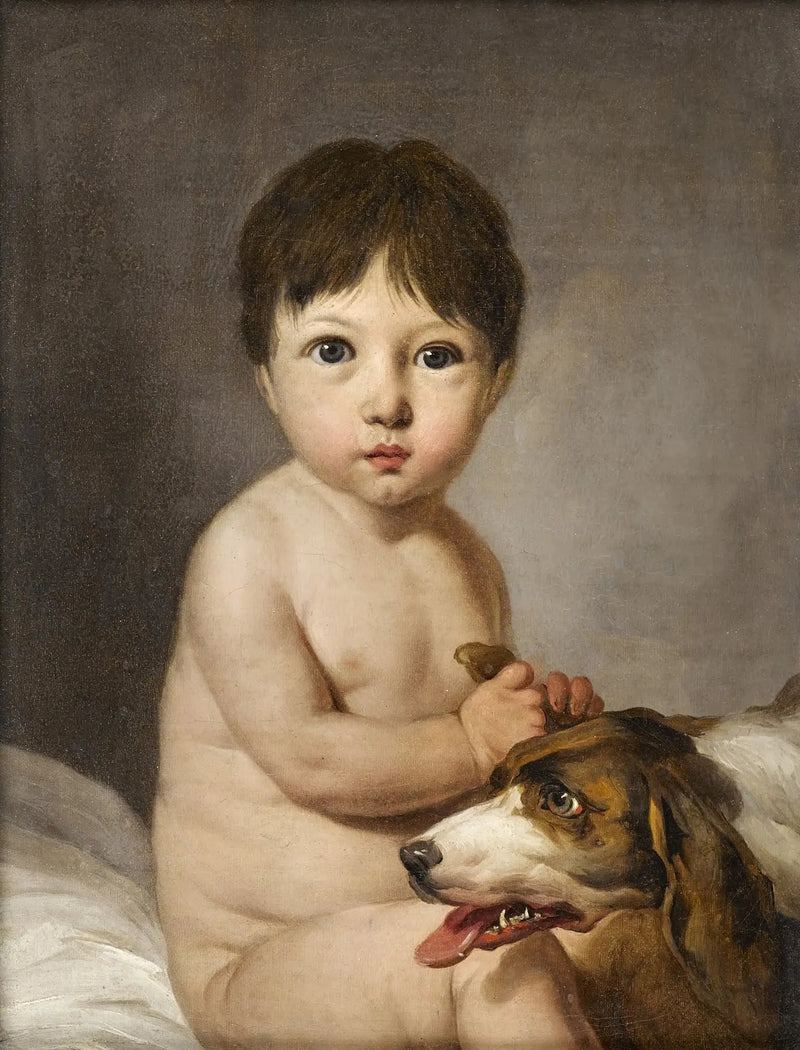 Bir küçük oğlan çocuğu portresi - Louis-Léopold Boilly