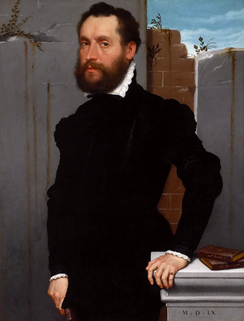 Bilinmeyen bir şairin portresi. - Giovanni Battista Moroni