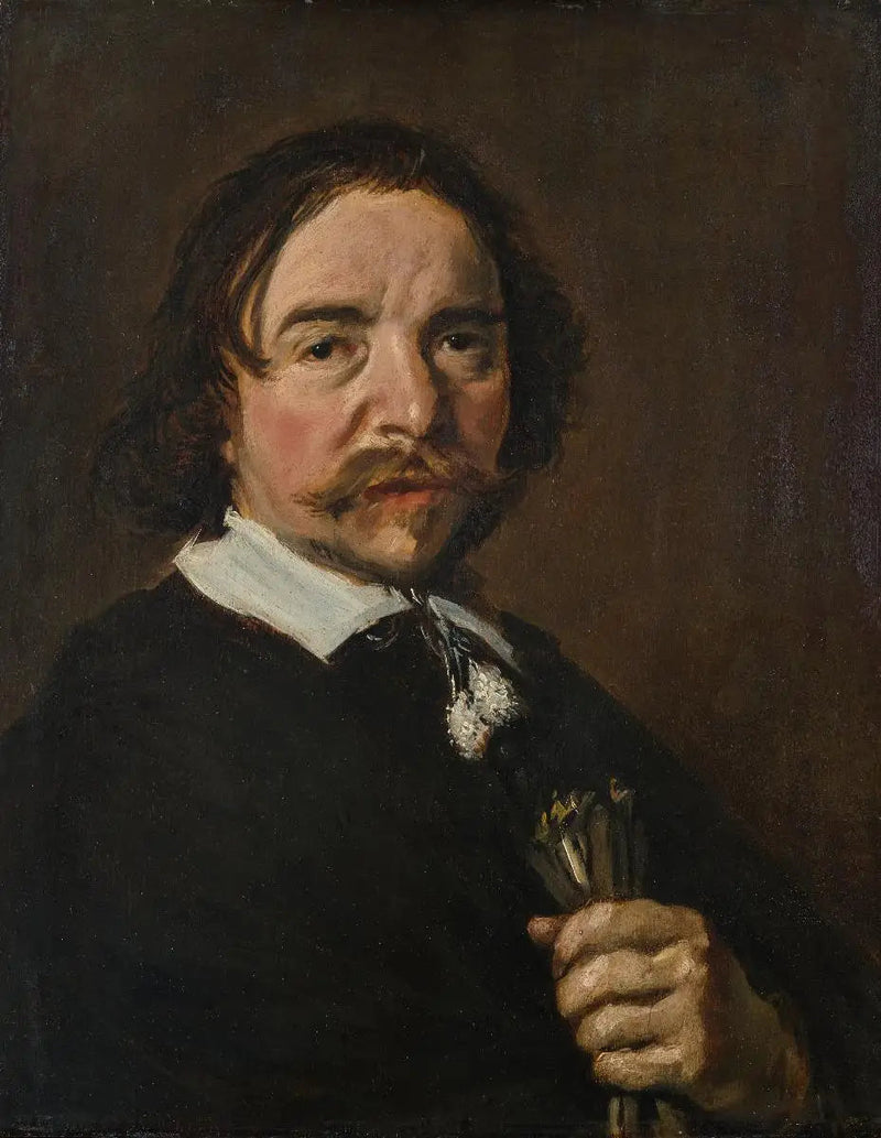 Karanlık Bir Görüntüye Sahip Yaşlı Bir Adamın Portresi - Frans Hals