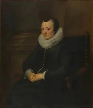 Yaşlı Bir Hanımefendinin Portresi - Antoine van Dyck