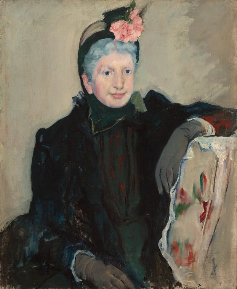 Yaşlı Bir Kadın Portresi - Mary Cassatt