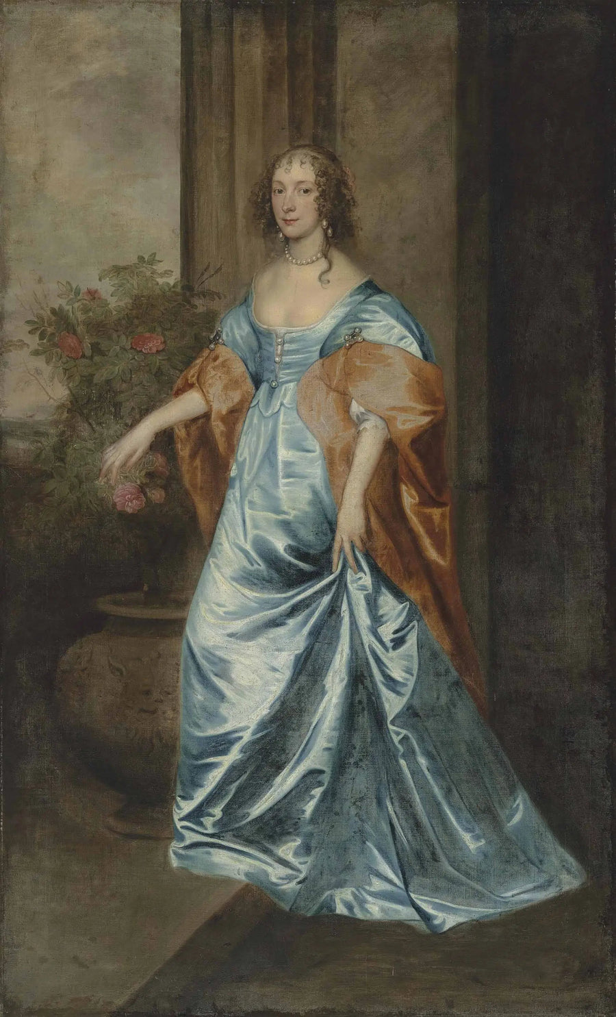 Bir Hanımefendinin Portresi - Antoine van Dyck