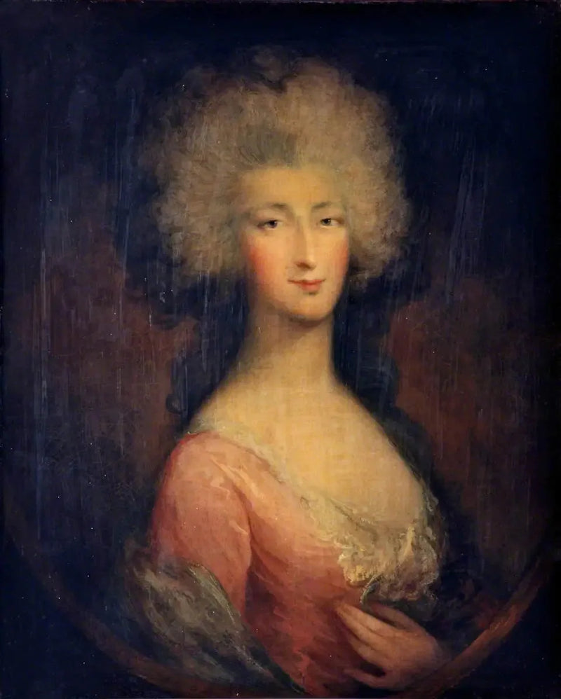 Bir Hanımefendinin Portresi (adlandırılmış « Mme Elliott, yaklaşık 1758–1823 ») - Thomas Gainsborough