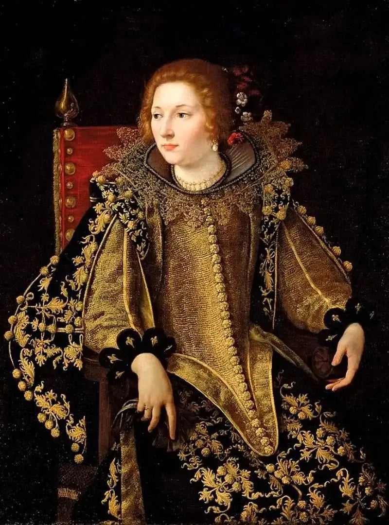 Bir Oturan Hanımefendi Portresi (senora Caterina Savelli?) - Artemisia Gentileschi
