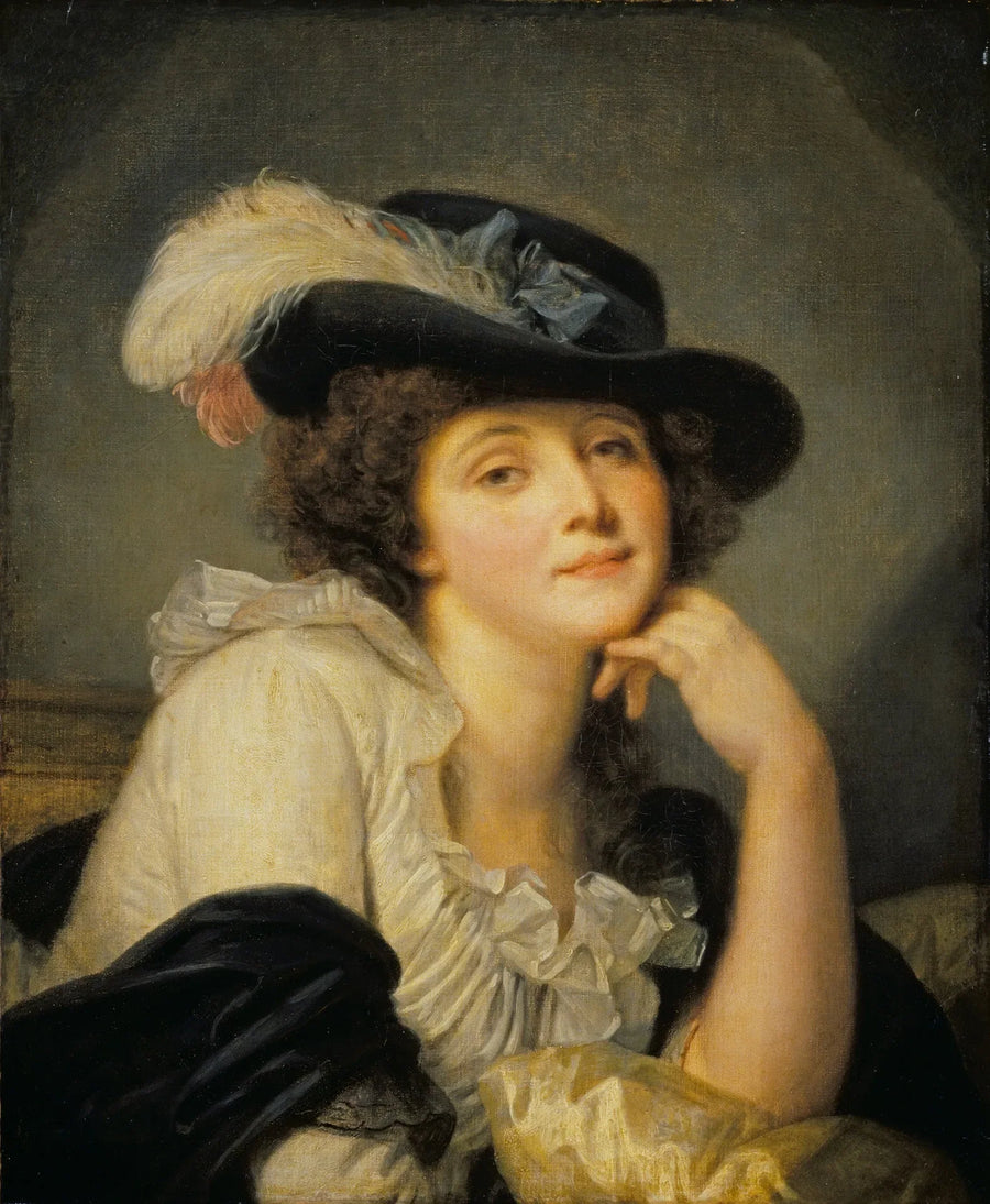 Bir Hanımefendinin Portresi, önceden yanlışlıkla Sophie Arnould Portresi olarak adlandırılmış - Jean-Baptiste Greuze