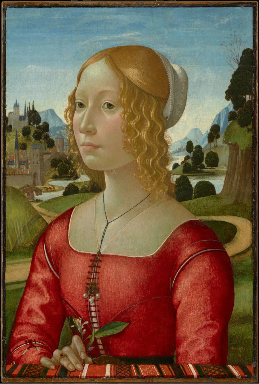 Bir Hanımefendinin Portresi - Domenico Ghirlandaio