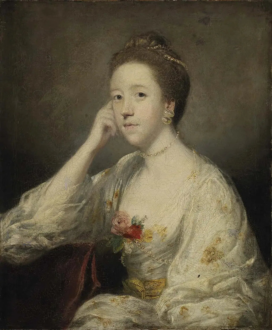Beyaz bir kadının portresi - Joshua Reynolds
