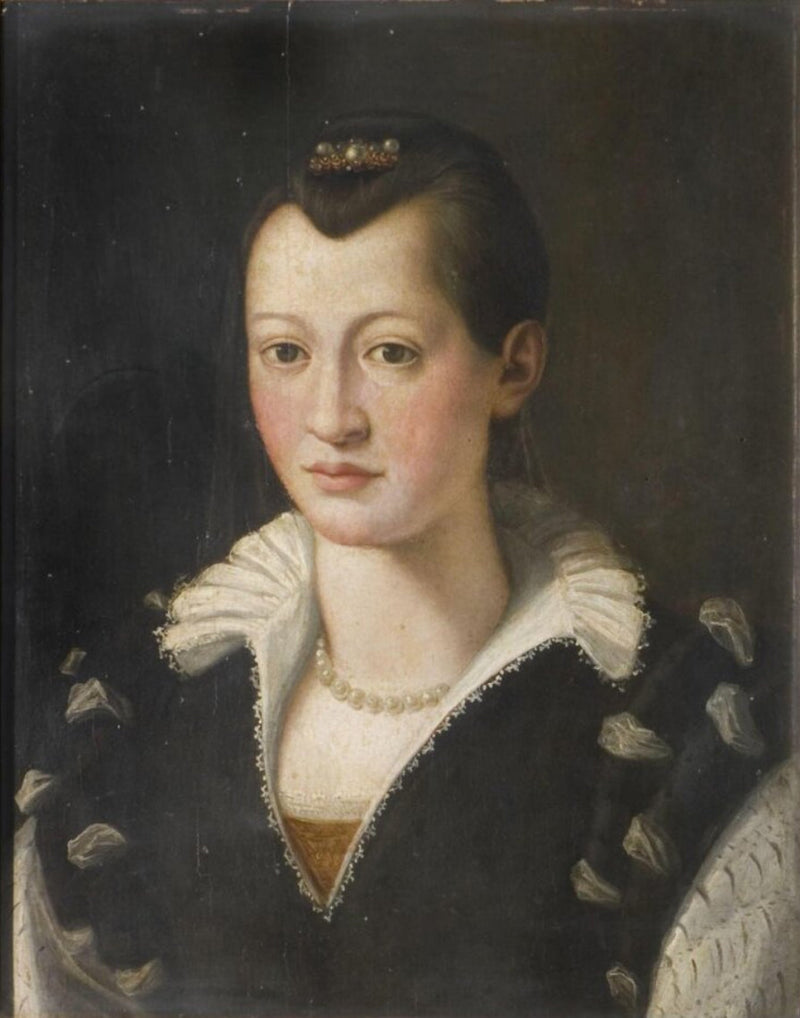 Bir Kadının Siyah Elbise İçinde Portresi - Bronzino