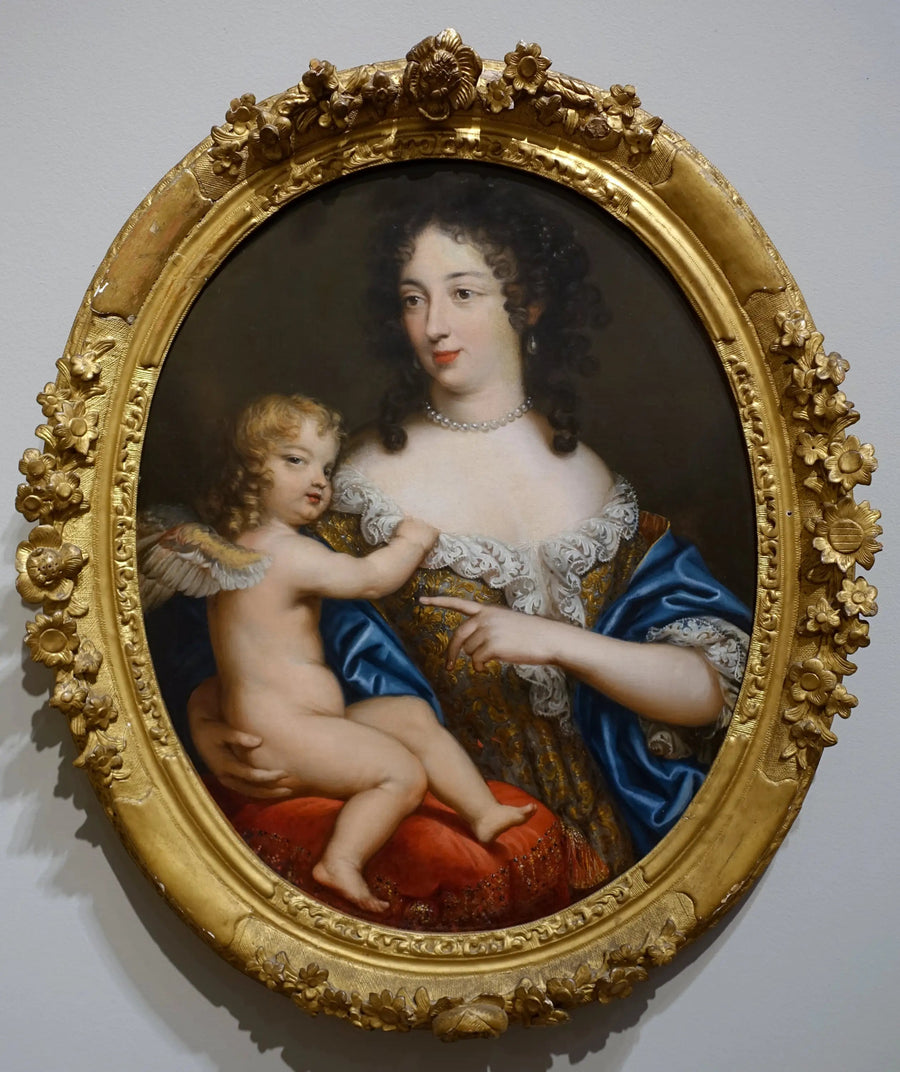 Venüs'te Bir Hanımefendinin Portresi ve Kupido - Pierre Mignard