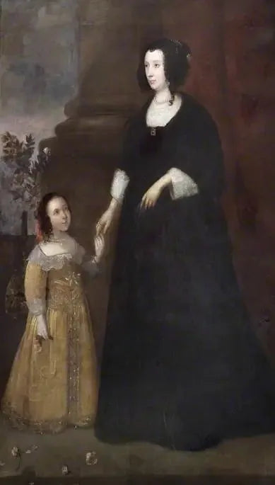 Bir Hanımefendi ve Bir Çocuk Portresi - Antoine van Dyck