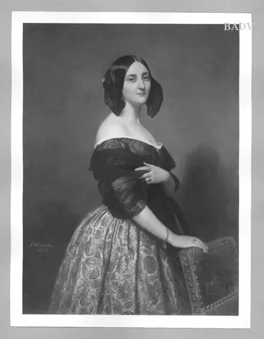 Bir Hanımefendinin Portresi - Franz Xaver Winterhalter