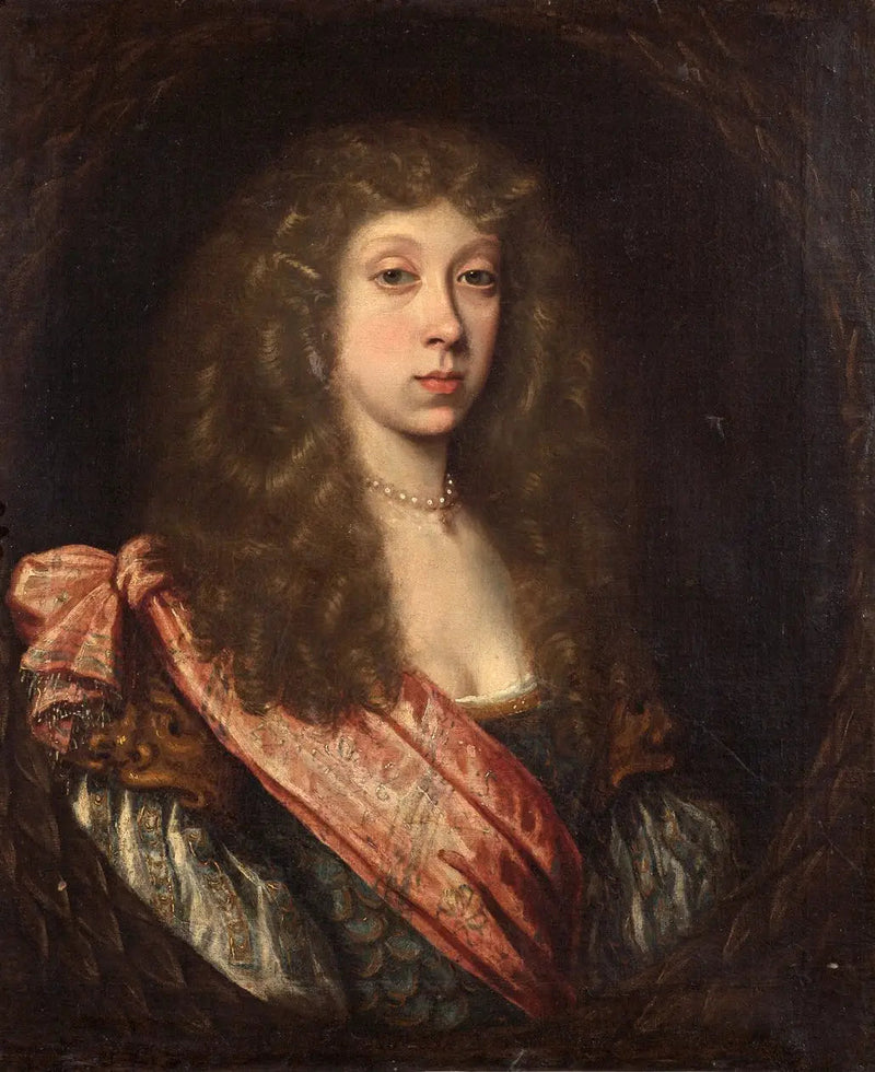 Maske Kostümünde Bilinmeyen Bir Hanımefendinin Portresi - Pierre Mignard