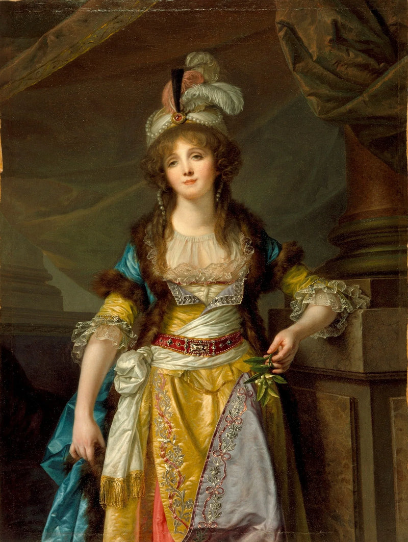 Bir Hanımefendinin Portresi - Jean-Baptiste Greuze