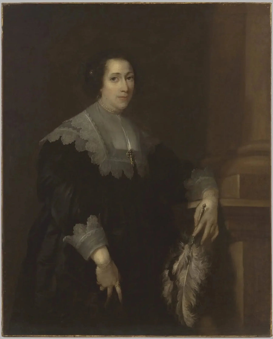 Bir Hanımefendinin Portresi (belki Lady Philadelphia Wharton) - Antoine van Dyck