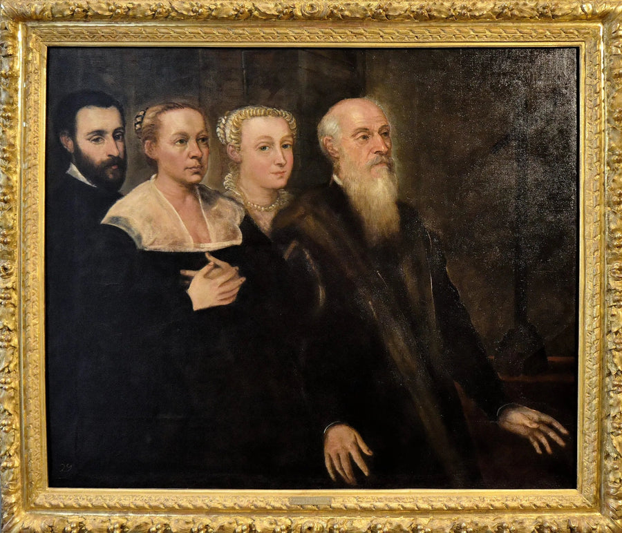 Venedik patrisyen ailesinin portresi - Jacopo Tintoretto