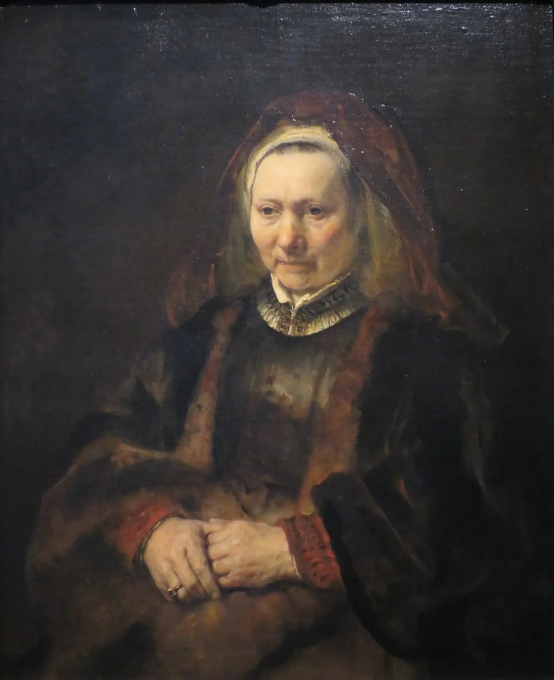 Yaşlı Bir Kadın Portresi - Rembrandt