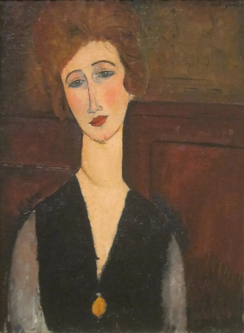 Bir Kadın Portresi - Amedeo Modigliani
