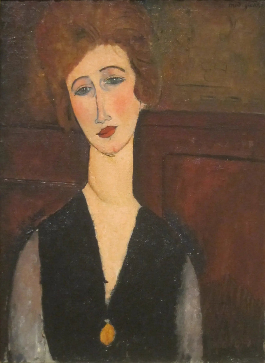 Bir Kadın Portresi - Amedeo Modigliani