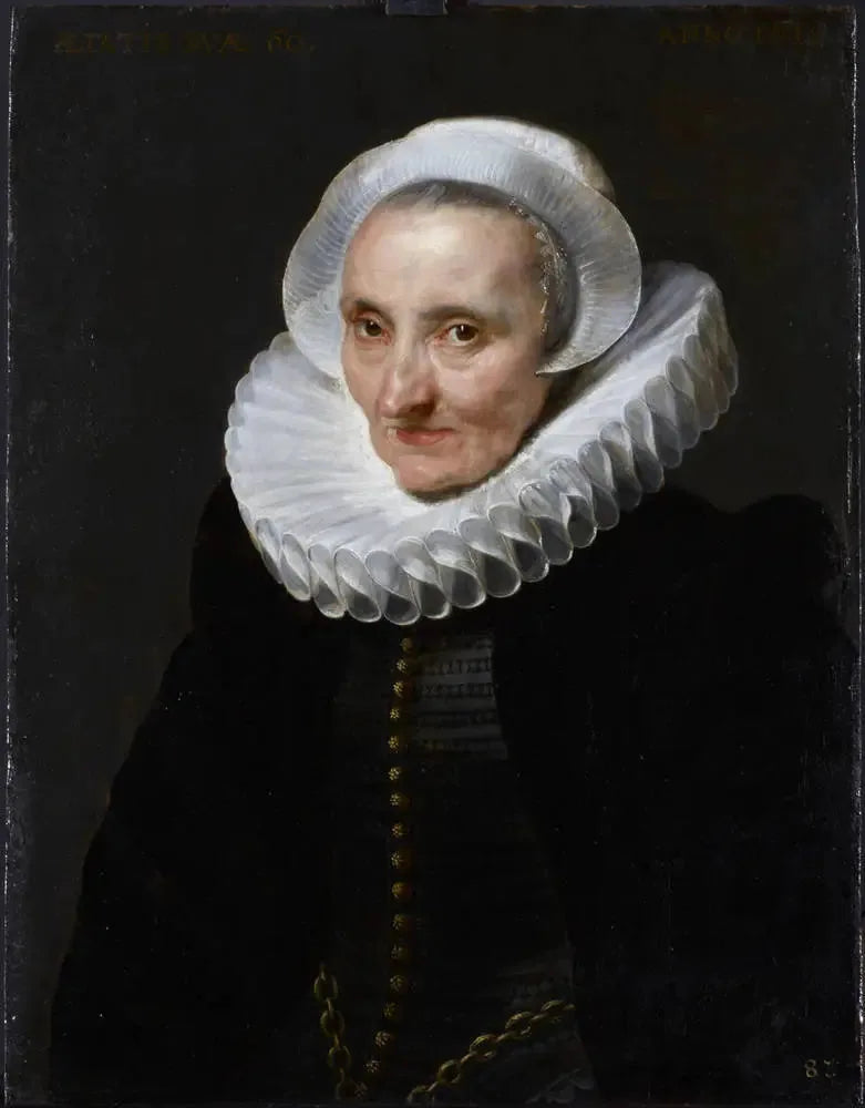 60 Yaşında Bir Kadının Portresi - Antoine van Dyck
