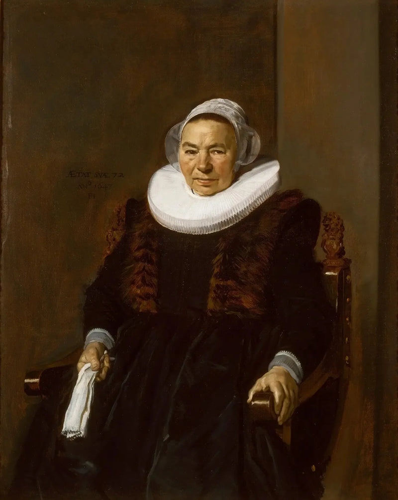 bilinmeyen bir kadının portresi - Frans Hals