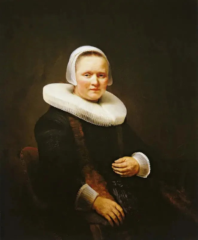Bir Kadın Portresi, belki Anna Wijmer - Rembrandt